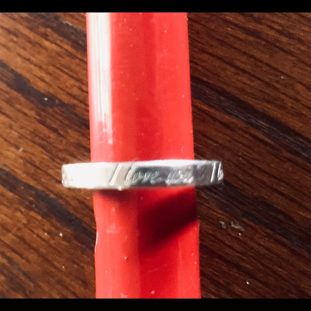 Tiffany’s & co. Sterling silver ring “I love you”